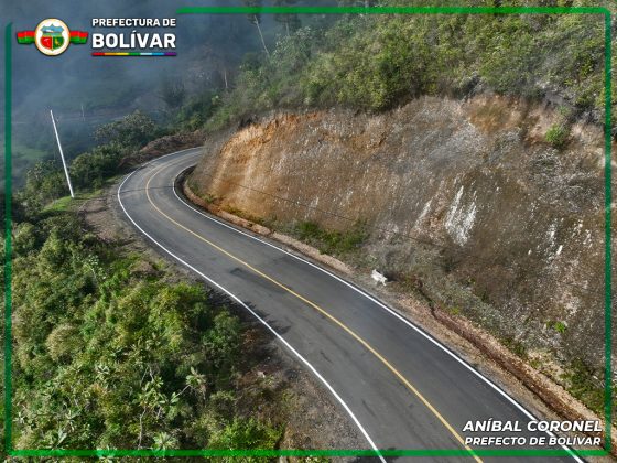 PREFECTURA DE BOLÍVAR ENTREGÓ UNA IMPORTANTE ARTERIA VIAL